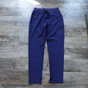 NWT Mandala six pocket pants scrubs women's small Navy LB1